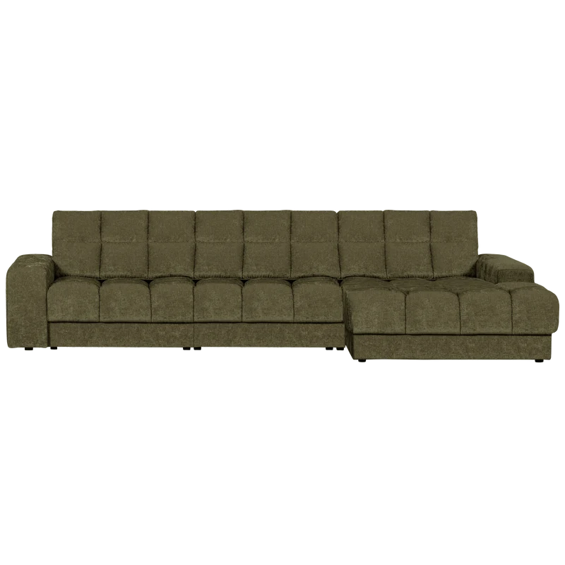 Second Date chaise longue rechts vintage grün