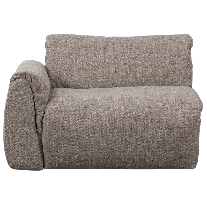 Baggy 1-sitzer element arm links braun melange