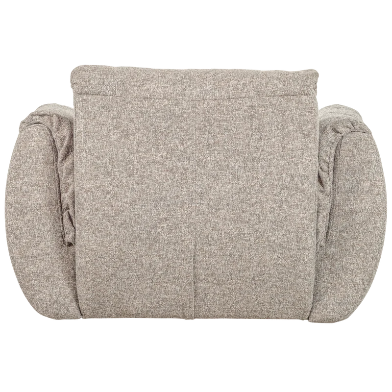 Baggy drehsessel webstoff natur melange