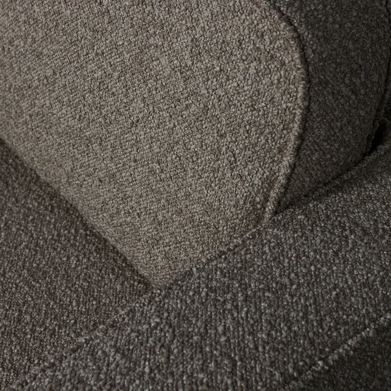 Lazy drehsessel bouclé antrazit