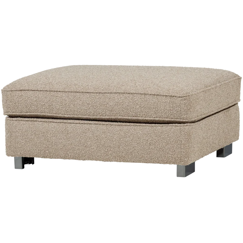 Lazy hocker bouclé natur