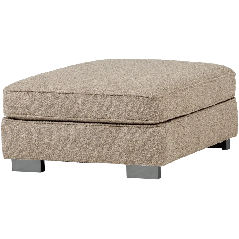 Lazy hocker bouclé natur