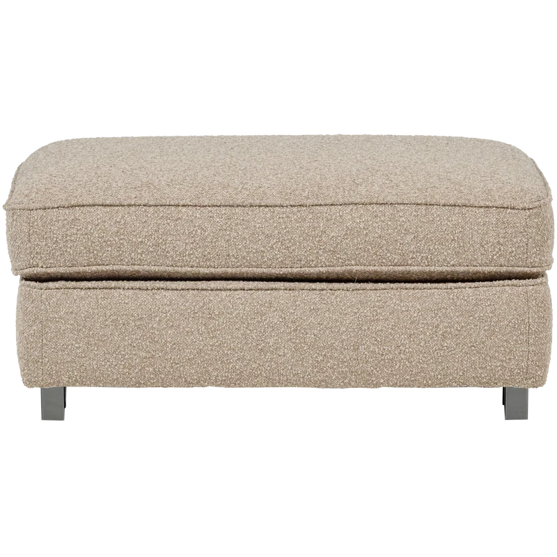 Lazy hocker bouclé natur