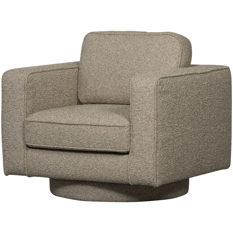 Lazy drehsessel bouclé sand