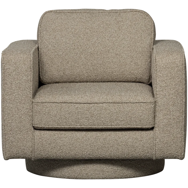 Lazy drehsessel bouclé sand