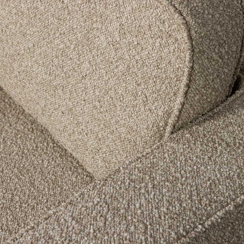 Lazy drehsessel bouclé sand
