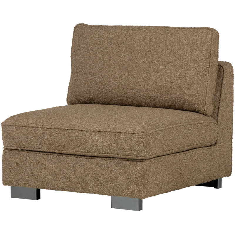 Lazy 1-sitzer element bouclé braun