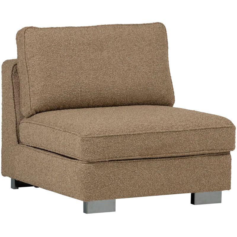 Lazy 1-sitzer element bouclé braun
