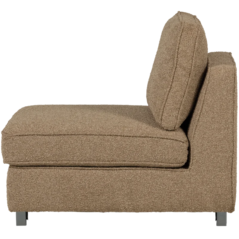 Lazy 1-sitzer element bouclé braun