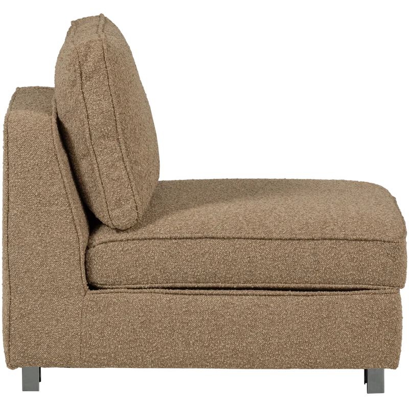 Lazy 1-sitzer element bouclé braun