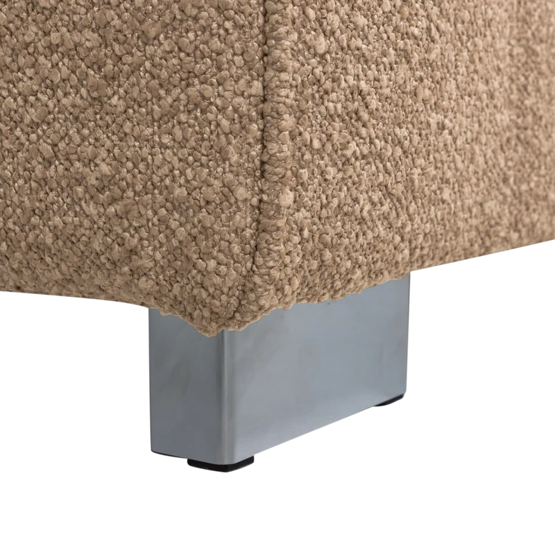 Lazy 1-sitzer element bouclé braun