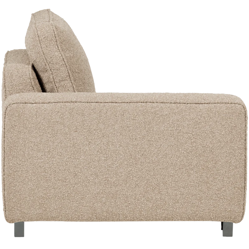Lazy 1-sitzer element arm linken bouclé natur