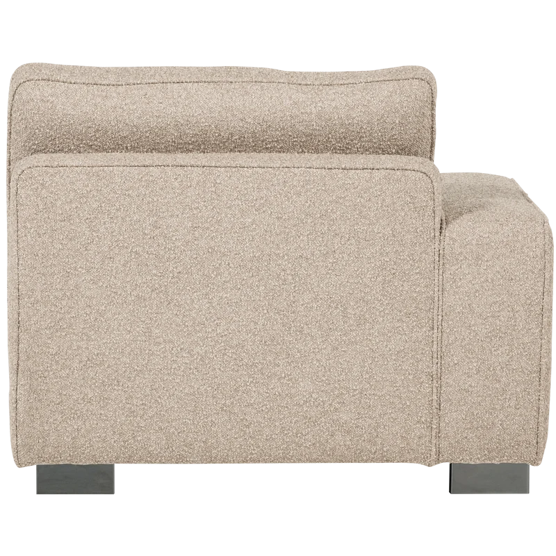 Lazy 1-sitzer element arm linken bouclé natur