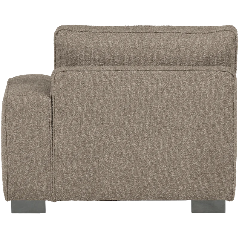 Lazy 1-sitzer element arm rechts bouclé sand