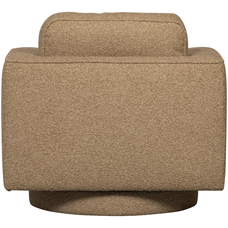 Lazy drehsessel bouclé braun