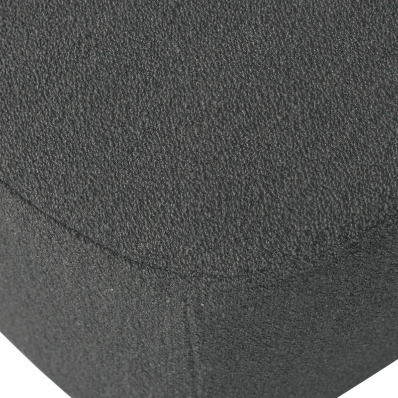 Lofty hocker bouclé stahlgrau