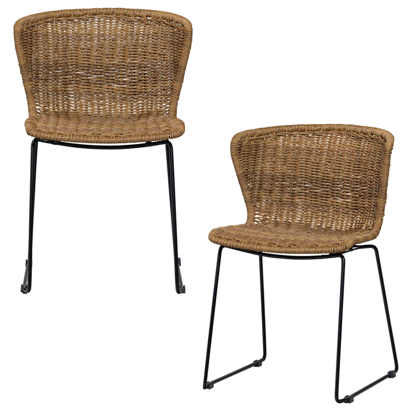 Set v 2 - Wings gartenstuhl seil natur