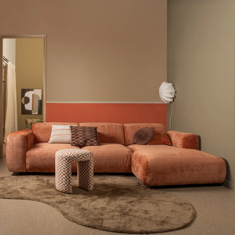 Alya teppich organisch pale brown 170x240 cm