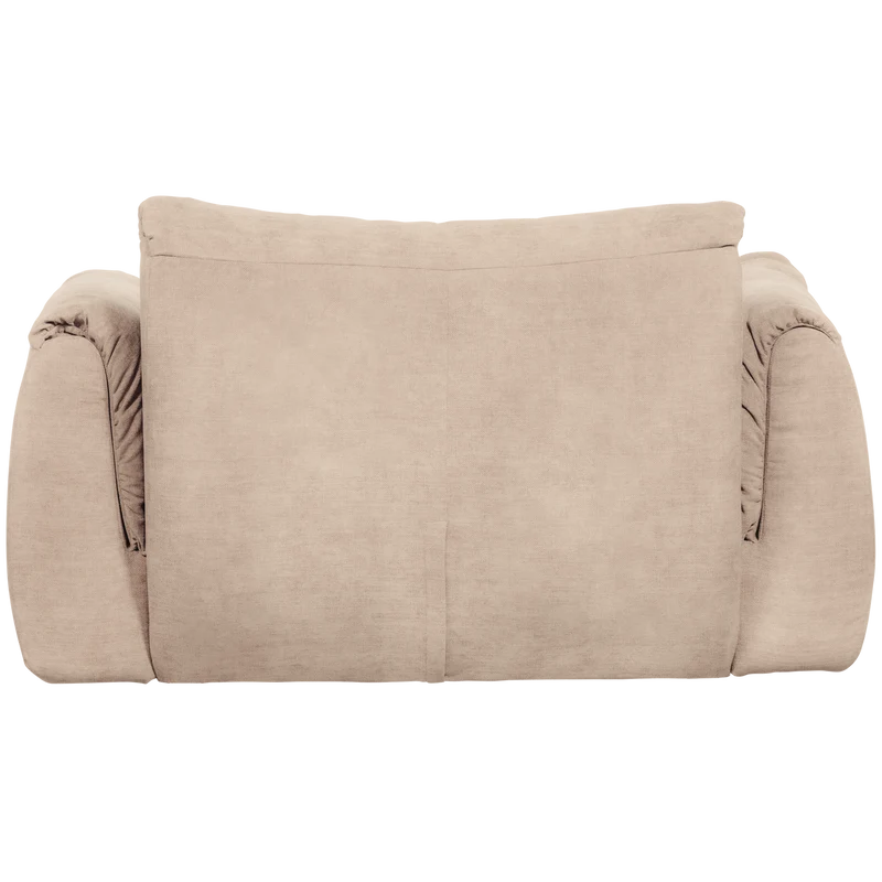 Baggy liegesessel gewebte chenille sand