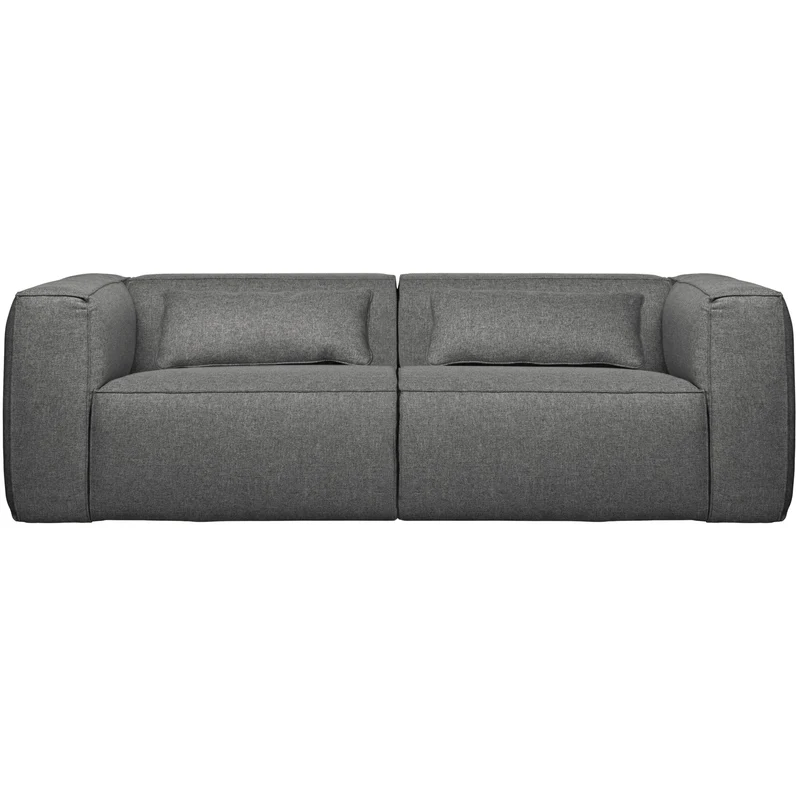 Bean 3,5-sitzer sofa army incl. kissens mittelgrau