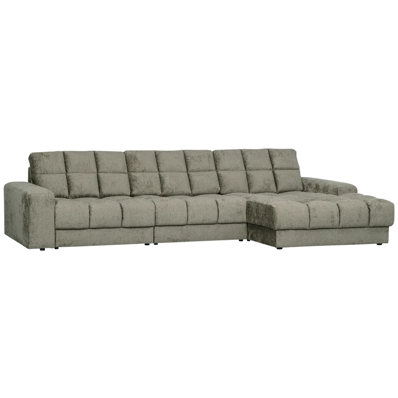 Second Date chaise longue rechts struktur samt frost