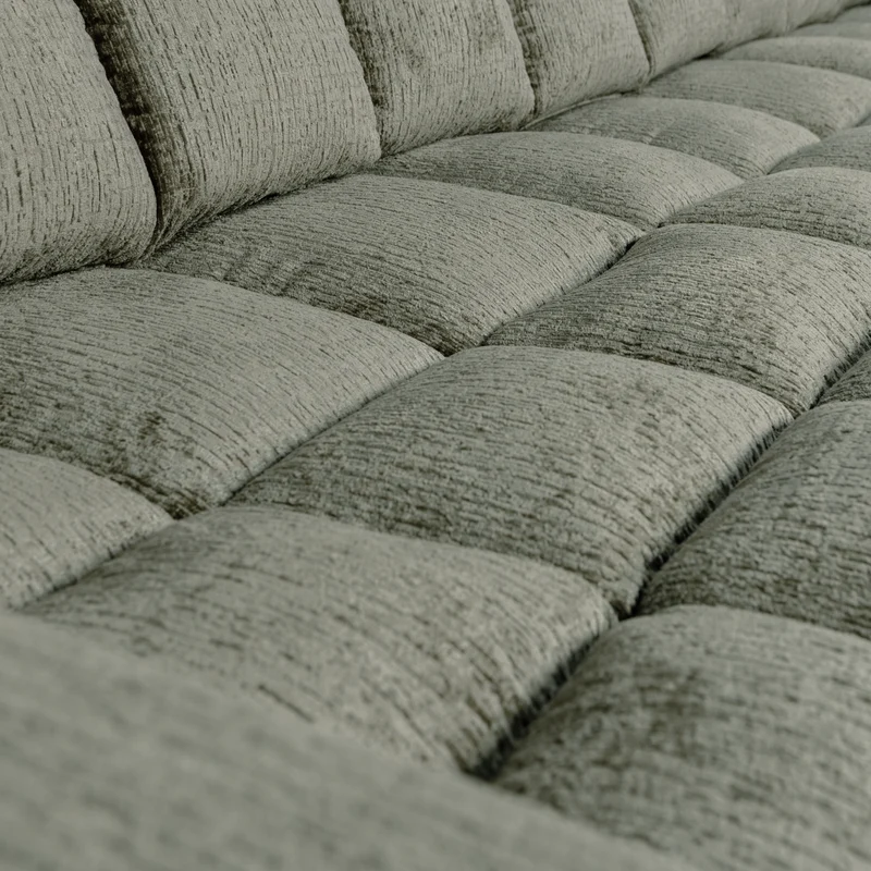 Second Date chaise longue rechts struktur samt frost