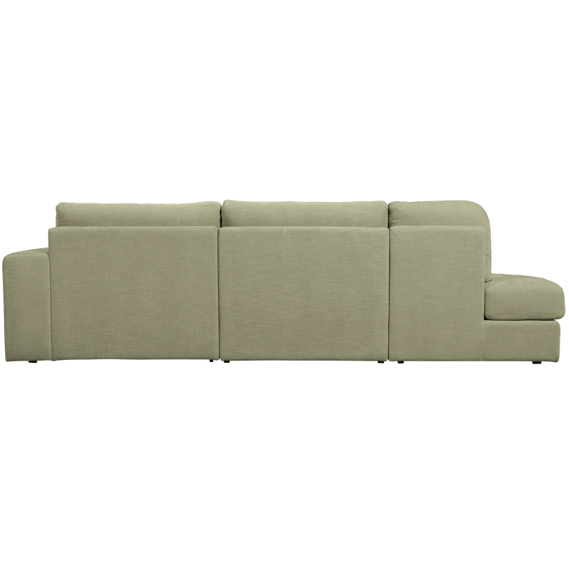 Family 2,5-sitzer sofa rundung links grün