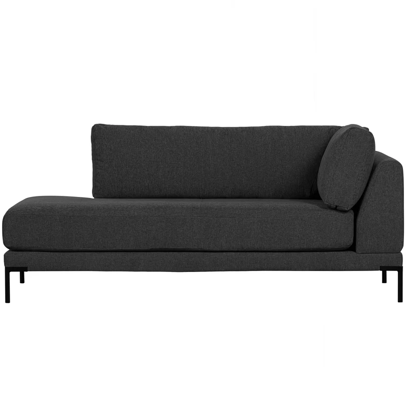 Couple lounge element links dunkelgrau