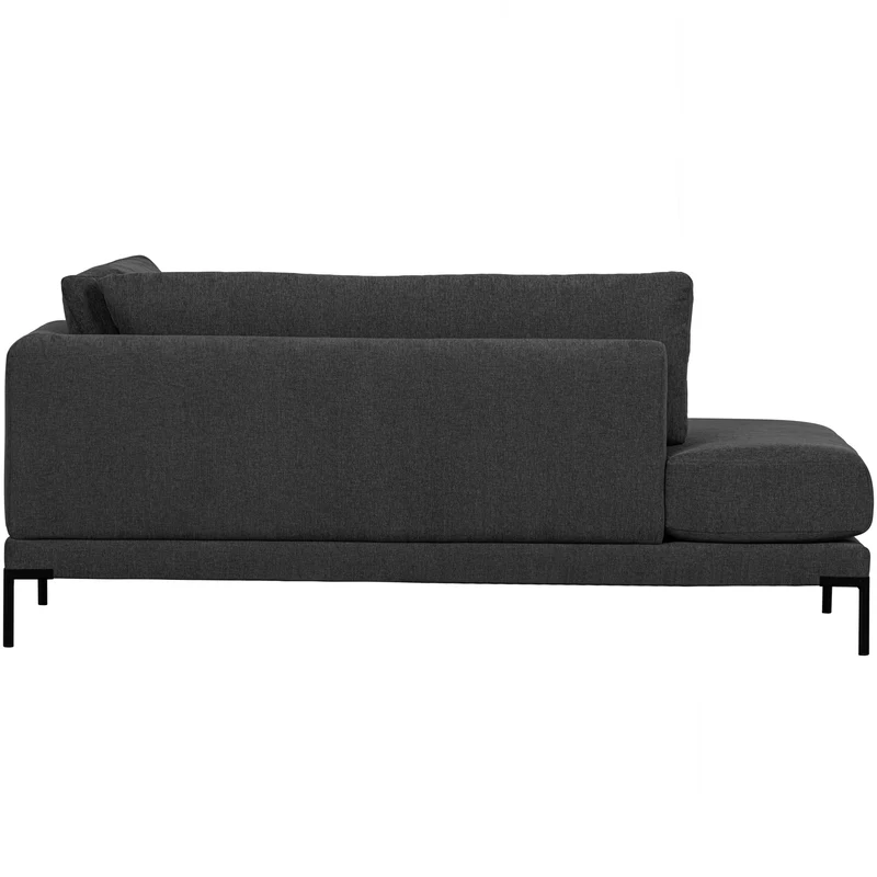 Couple lounge element links dunkelgrau