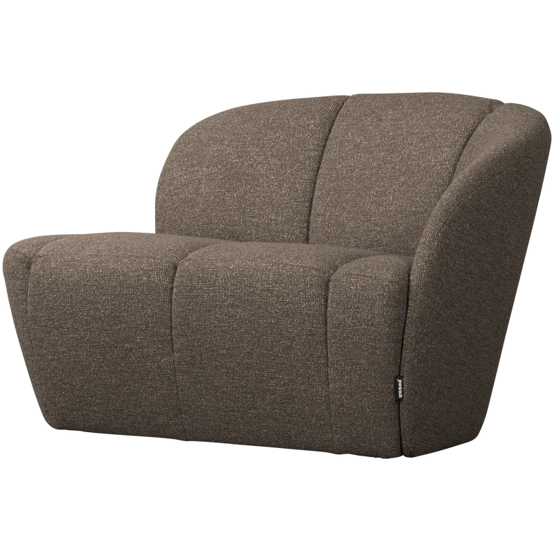 Mojo 2-sitzer bank rechts bouclé braun melange