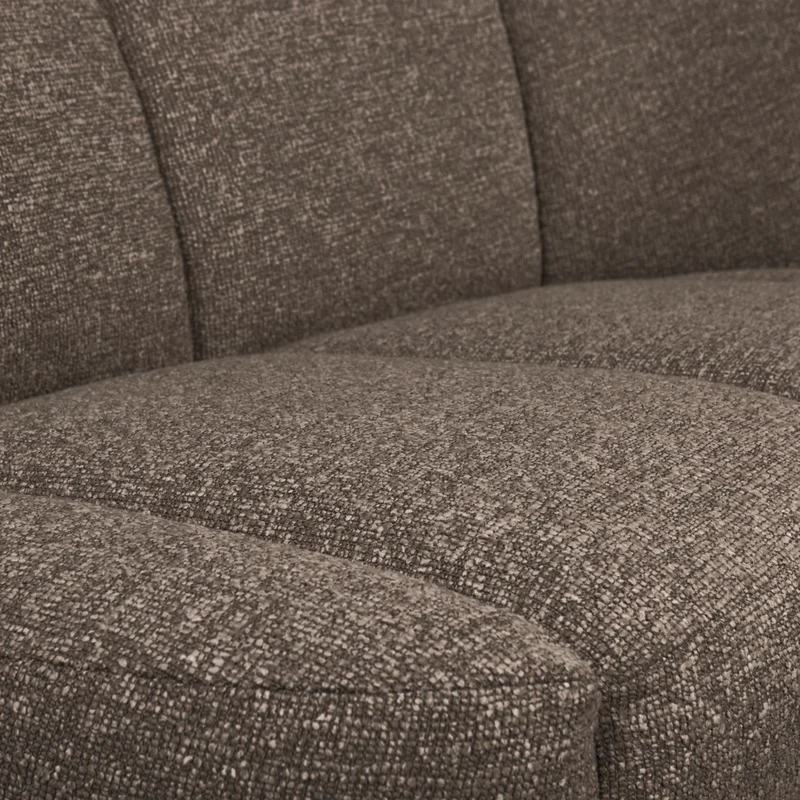 Mojo 2-sitzer bank rechts bouclé braun melange