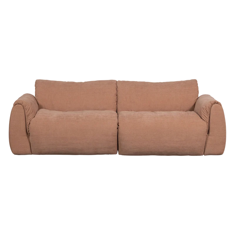 Baggy 2-sitzer gewebte chenille altrosa