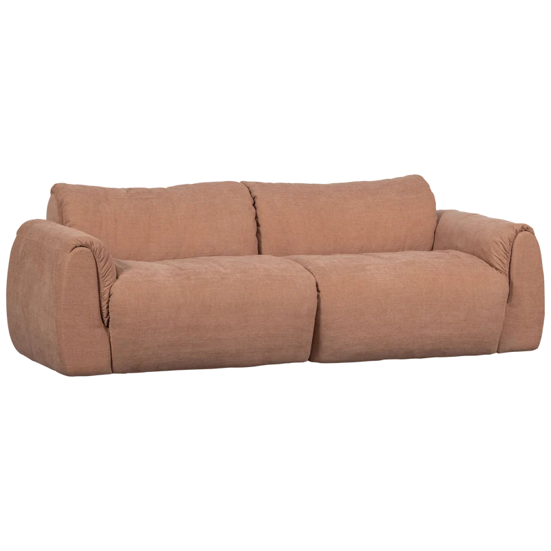 Baggy 2-sitzer gewebte chenille altrosa