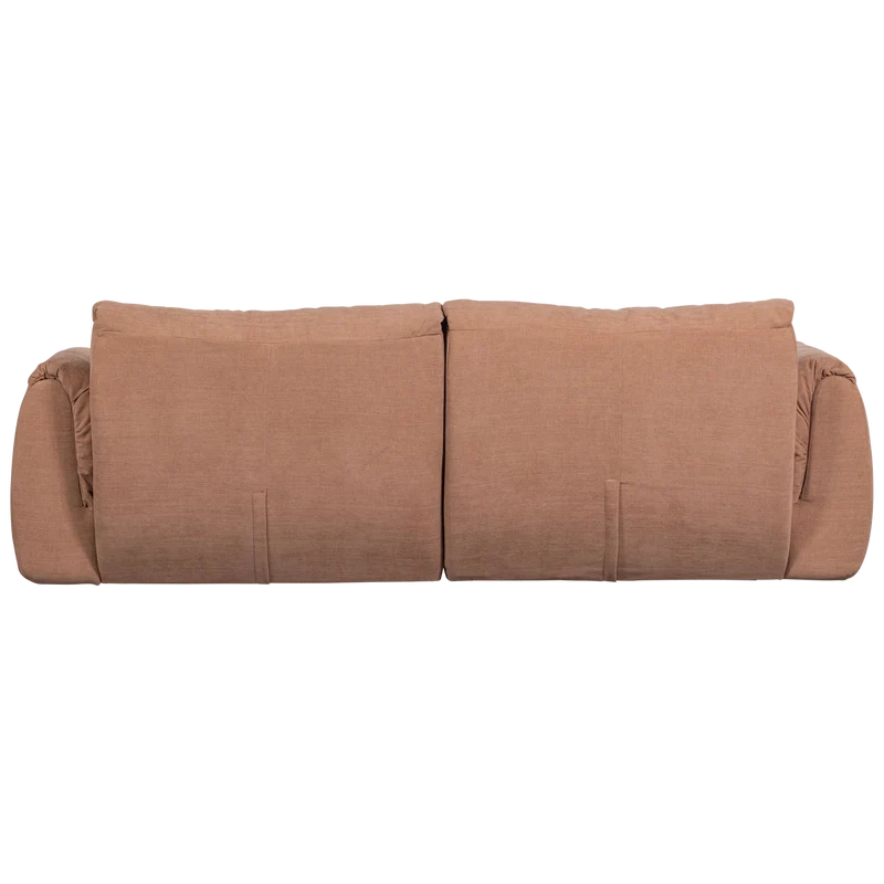 Baggy 2-sitzer gewebte chenille altrosa
