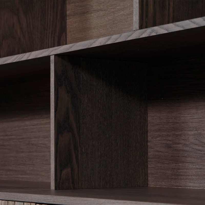 New gravure aufsatzschrank asche furnier espresso