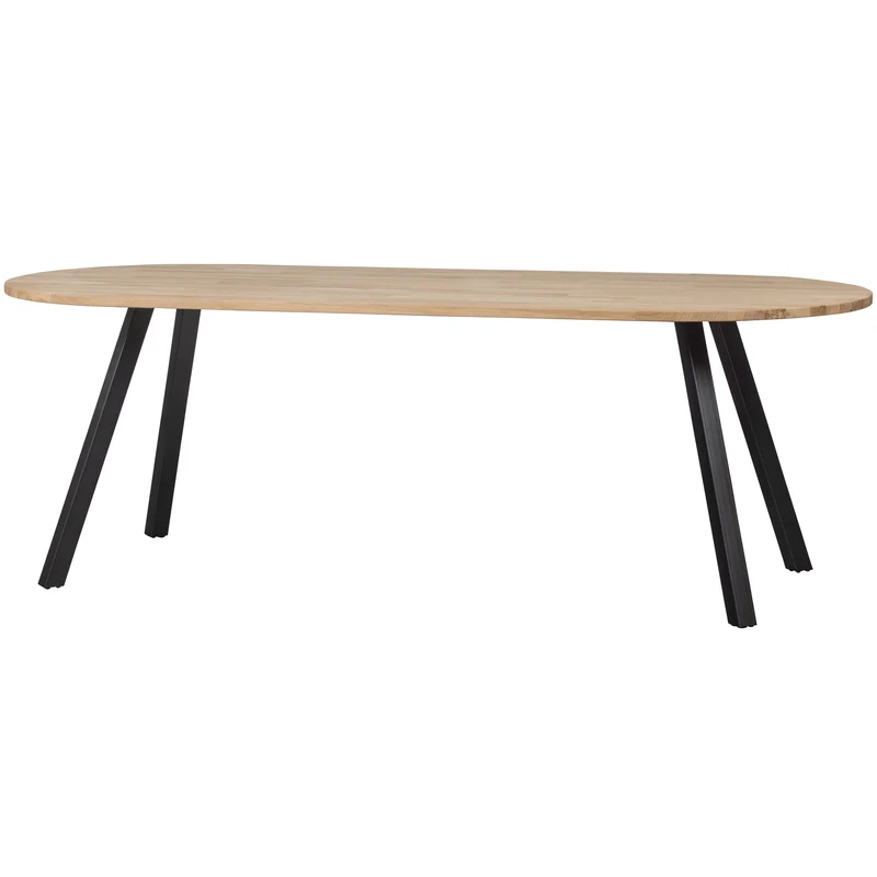 Combi-Tablo tisch oval eiche square leg
