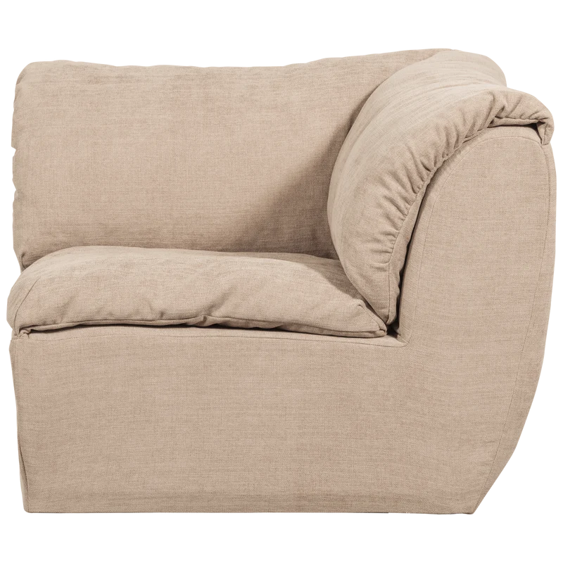 Baggy eckelement gewebte chenille sand