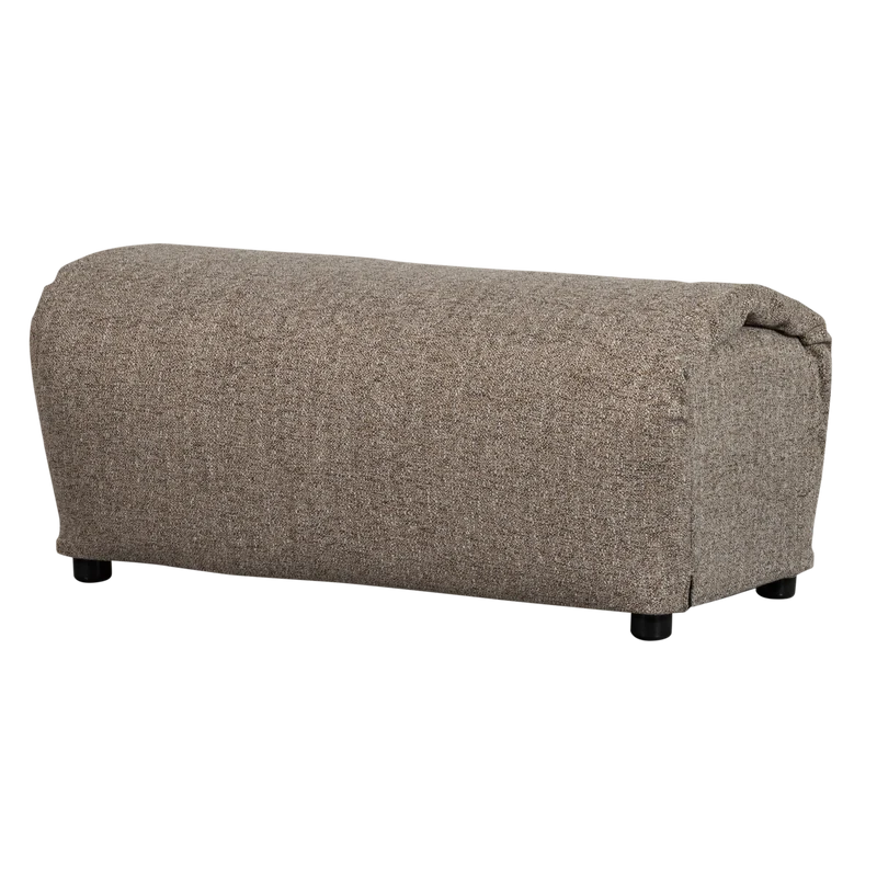 Baggy hocker webstoff braun melange