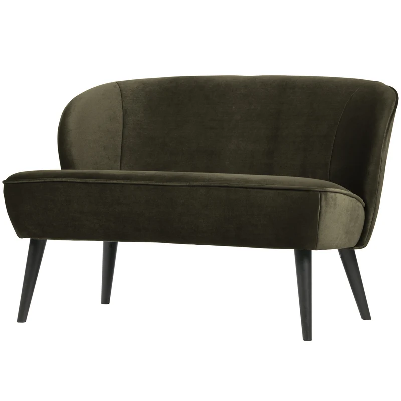 Sara kleines sofa samt warmen grün