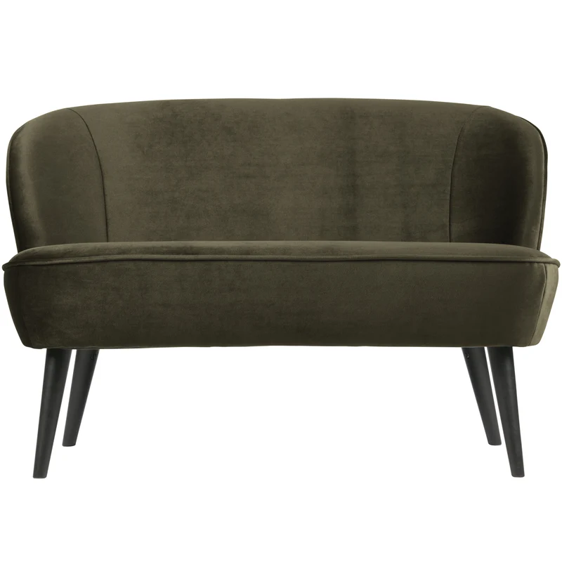 Sara kleines sofa samt warmen grün
