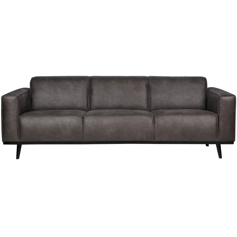 Statement 3-sitzer 230 cm ecoleder dunkelgrau
