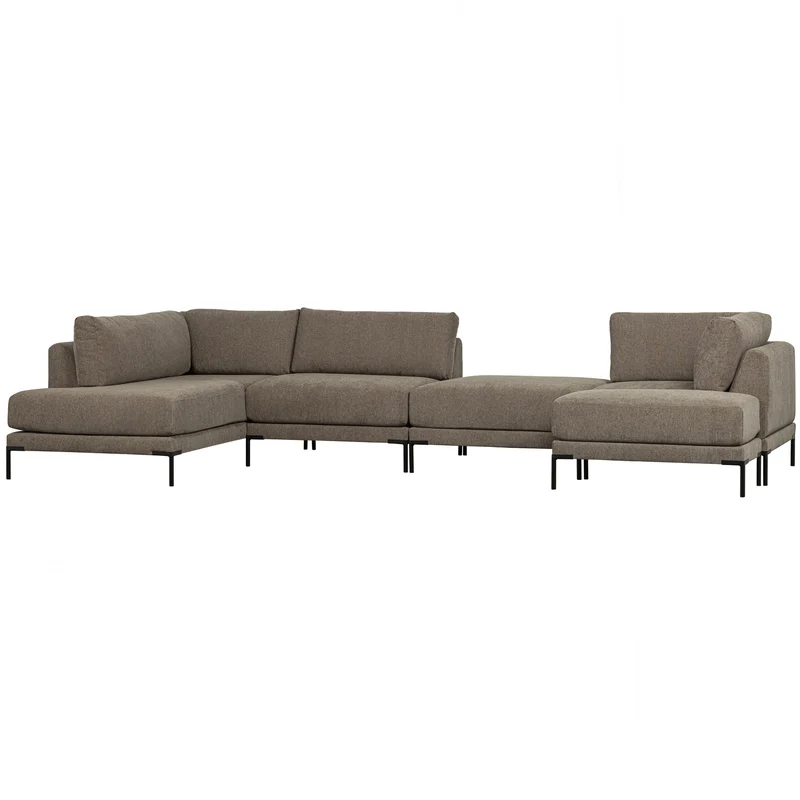 Couple lounge element links taupe