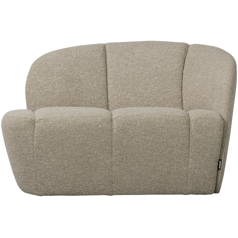 Mojo 2-sitzer bank rechts bouclé beige melange