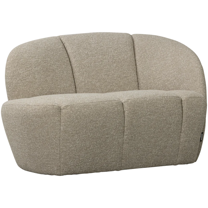 Mojo 2-sitzer bank rechts bouclé beige melange