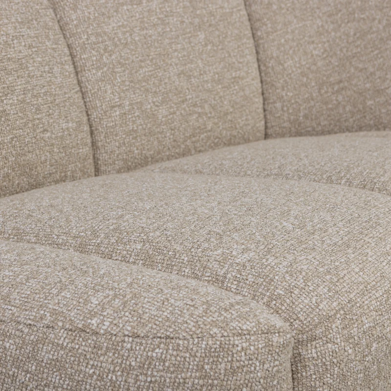 Mojo 2-sitzer bank rechts bouclé beige melange