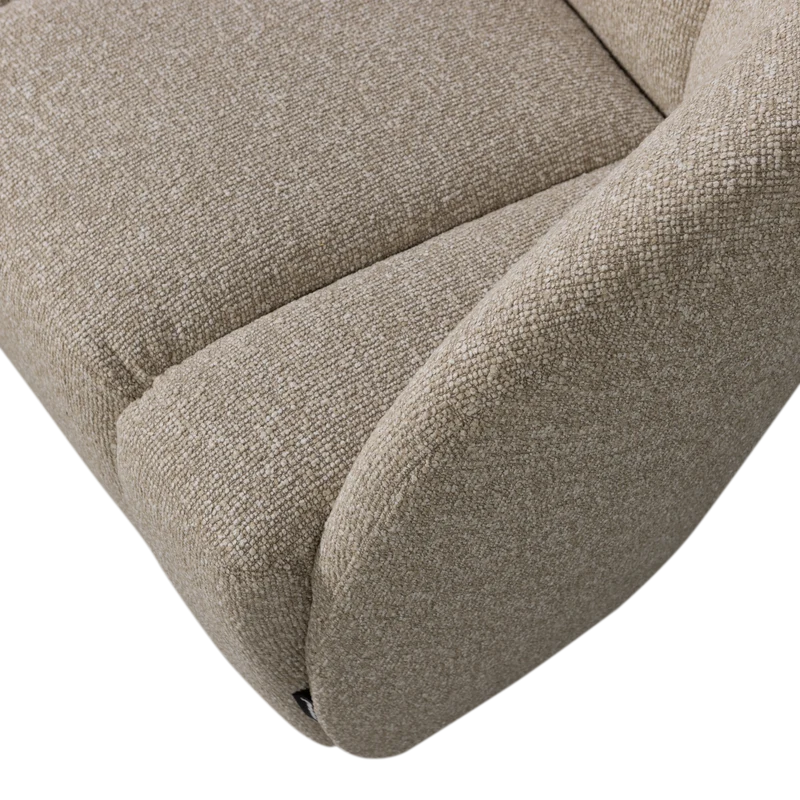 Mojo 2-sitzer bank rechts bouclé beige melange