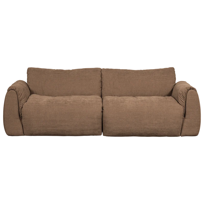 Baggy 2-sitzer gewebte chenille braun
