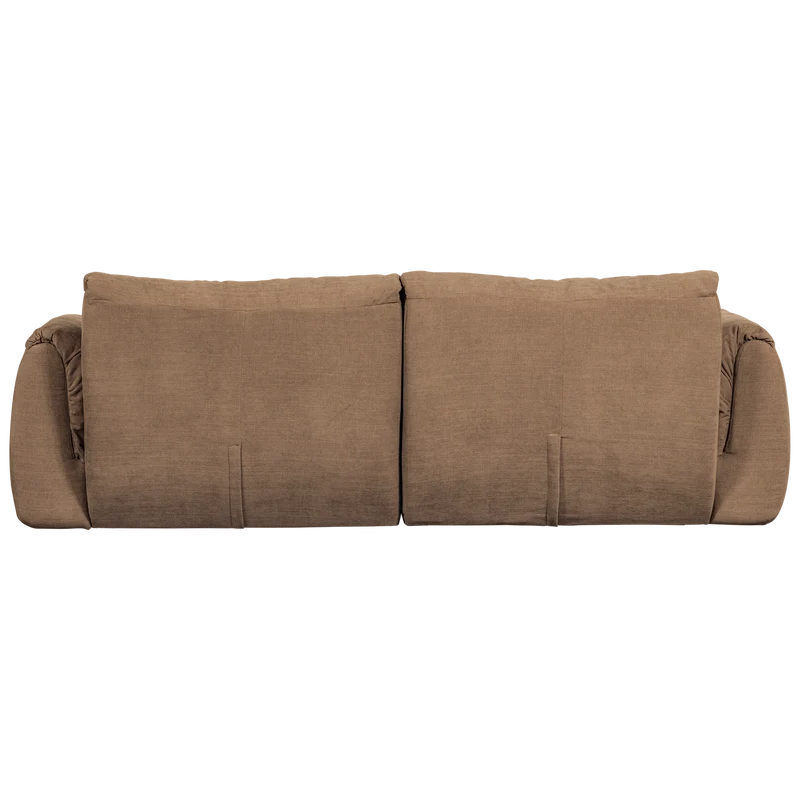 Baggy 2-sitzer gewebte chenille braun