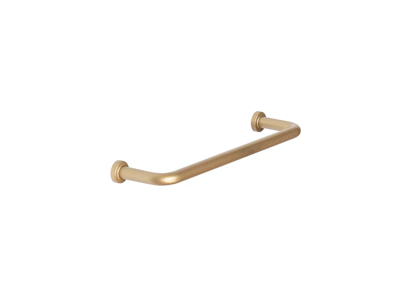 Velario Stilvoller Schreibtisch mit 2 Schubladen und goldfarbenen Metallgriffen