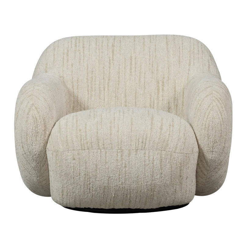 Folke sessel chenille natur melange